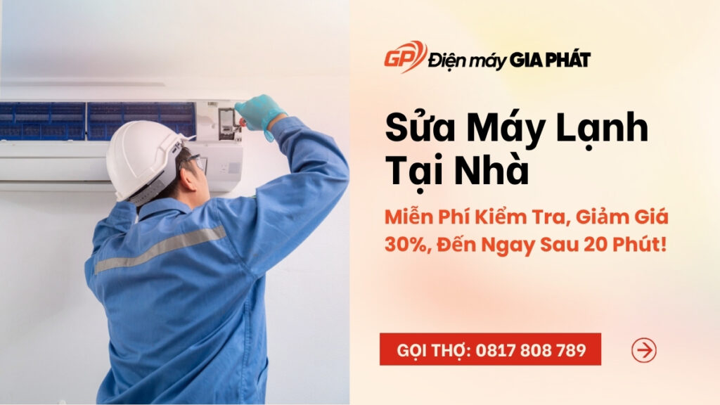 Dịch vụ sửa máy lạnh tại nhà TPHCM, BÌNH DƯƠNG, ĐỒNG NAI